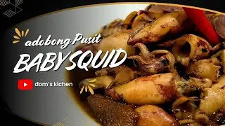 Adobong Pusit | baby squid 