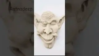Distorted Face clay art #shortsyoutube #shorts #virals #art #clayart #facemodel #clay