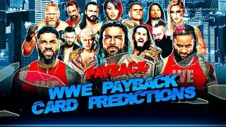 🔮💥 WWE Payback 2023 Dream Card Predictions!