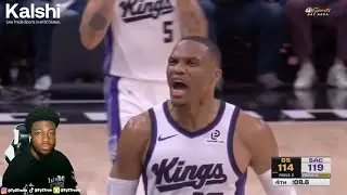Westbrook Legacy Game.. REACTING TO Golden State Warriors vs Sacramento Kings Full Game Highlights!