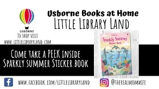 Usborne's Sparkly Summer Sticker Book