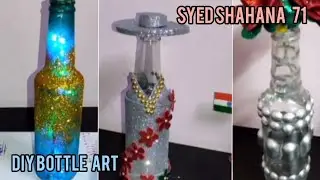 Easy And beautiful Bottleart ideas #art #diy #bottleart #wasteoutofbest #youtube #viral