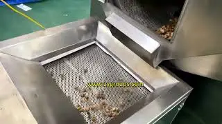 Cashew roasting production line - Fully automatic cashew shelling and peeling production machine
