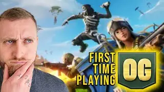 Gamer plays Fortnite OG for the first time