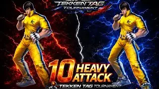 Tekken Tag Tournament 🔥 Law Player 10 Heavy 🪨 Attacks | Full Power Fight 💥