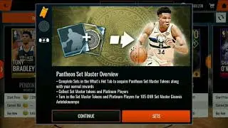 NEW PANTHEON PROMO & 105 OVR GIANNIS IN NBA LIVE MOBILE 18!