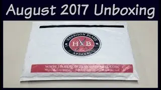 Harrison Blake Apparel Unboxing - August 2017 + Promo Code!