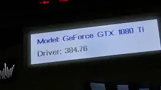GALAX / KFA2 GeForce GTX 1080 Ti HOF RGB LCD screen overview
