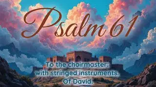 Psalm 61 - Music/Melody applied to Psalm - Sung in Worship (Lyric Video)
