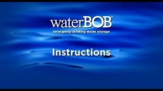 Waterbob Instructions