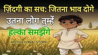 ज़िंदगी का सच: जितना भाव दोगे&hellip; उतना लोग तुम्हें हल्का समझेंगे! #motivation #moralstories 