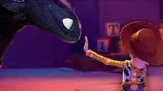 ORIGINAL vs REMAKE - Toothless meets Woody