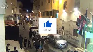 البث المباشر لمرور المواكب ليلة الثالث قرب مأتم مدن - المنامة 1445هـ