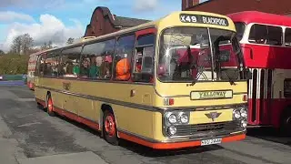 Museum of Transport, Greater Manchester - 'Twilight Buses' - 1975 AEC 'Reliance 6U3ZR' coach ride