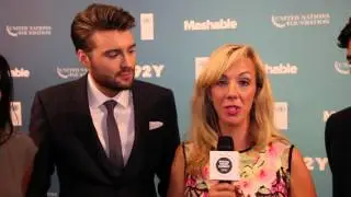 Leila Jana, Pete Cashmore, Elizabeth Gore, Adrian Grenier, Trisa Thompson:  2015 Social Good Summit