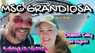 MSC Grandiosa is Different! | 4 Days in 15 Minutes | GOOD and BAD Family Cruise
