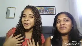 Testando mascara de argila com minha m&atilde;e