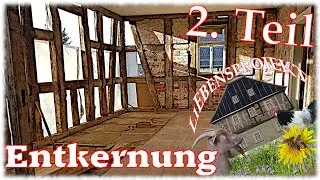 Entkernung der Fachwerkruine - #2 Projekt Fachwerkhaus -