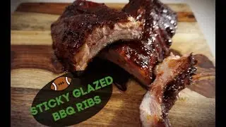 STICKY GLAZED BBQ RIBS | TAILGATING RECIPE #1 | FOOTBALL PARTY FOOD IDEAS