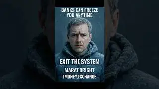 Banks can freeze you anytime. Diversify: crypto, cash, gold. Marat Bright 1money.exchange