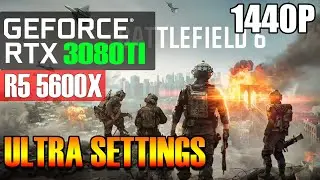 Battlefield 6 (open beta) | RTX 3080 TI + RYZEN 5600X | ULTRA SETTINGS | 2025