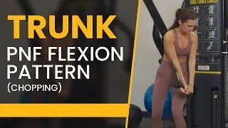 Trunk PNF flexion pattern chopping