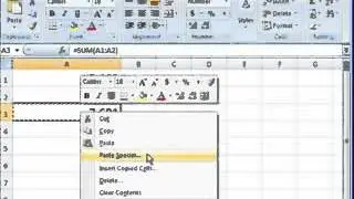 How to Convert a Formula to a Value