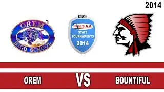 4A Boys Basketball: Orem vs Bountiful High School UHSAA 2014 State Tournament Championship