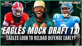 Eagles Mock Draft 1.0 | Will Eagles Go Defense on Day 1 of NFL Draft? | Chalk It Up Sports