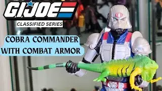 GI JOE CLASSIFIED SERIES COBRA COMMANDER WITH COMBAT ARMOR