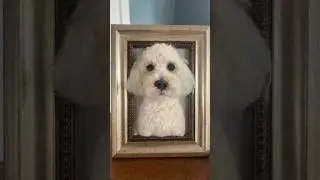 Remi ❤️ #dogportrait #dog #dogs #pet #pets #petportrait #needlefelting #puppy art #artist #artwork