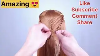 Hair fall free Trending How IStyle  Easy & Amazing Braid Hairstyle #ukhair#hair#australia#newyork#uk