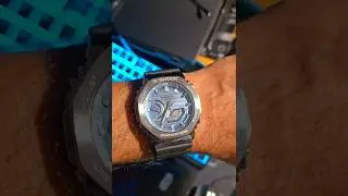 #casio G-SHOCK G-STEEL SOLAR POWER REF: GBM-2100A-1A2DR #watches #shorts  #gshock #blue