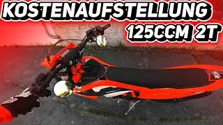 125ccm 2 Takt Motorrad mit 16 fahren - Kostenaufstellung (teuer)