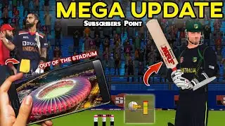 Real cricket 22 Mega update ! Subscribers Requirements | Rc22 new update