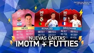 FIFA 16 | MOTM EUROCOPA, COPA AM&Eacute;RICA & FUTTIES! NUEVAS CARTAS OFICIALES