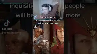 poor woman got rocked #shorts #youtubeshorts #dragonage #Inquisition #EA #bioware