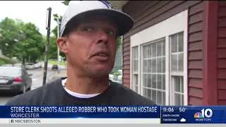 WORCESTER MA POLICE: CLERK SHOOTS ARMED ROBBERY SUSPECT THREATENING CUSTOMER