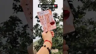 subscribe 💗 LoVe calendar 🗓️❤️ #youtubeshorts #shortvideo #shorts #art #craft #trending