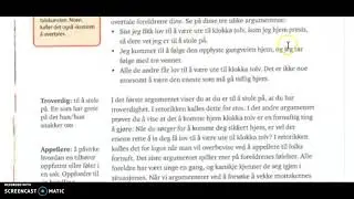 Retorikk, etos, logos, patos -  Fabel 9