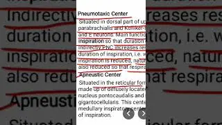 Pneumotaxic and Apneustic centres
