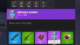 Use Unstable Element for Vault, Fortnite