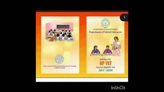 Ap Tet notification syllabus ##Tet July notification 2024