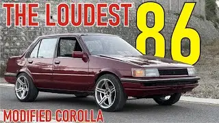 Toyota Corolla 1986 Model Fully Modified - Sound 🔥