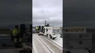Runway Grooving Iceland Airport