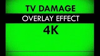 4K TV DAMAGE 🎞  FREE Overlay Effect 🎞  NOISE & Grain for Video Editors