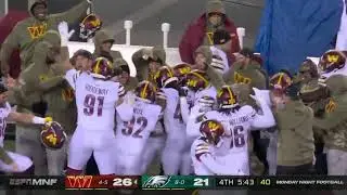 Quez Watkins horrible fumble vs. Commanders