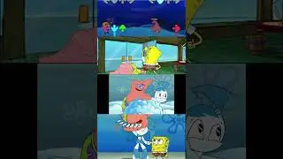 Battle of the Colors: Blue vs Red Patrick Star in FNF Mobile Showdown! #FridayNightFunkin #FNF