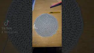 Make a cat bed with me! #crochet #crochettutorial #cat #catbed