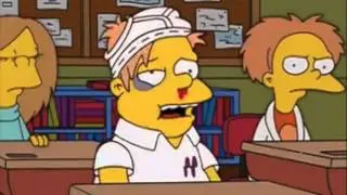 The Simpsons - Martin won't shut up (S14Ep07)